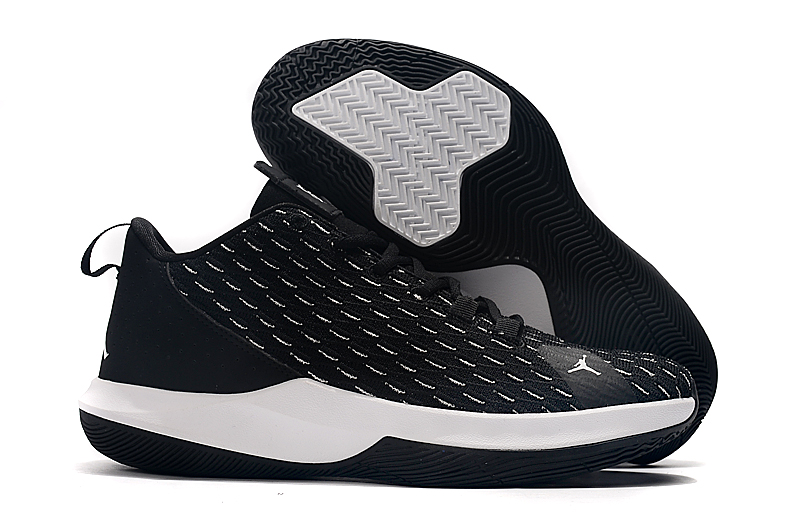 Jordan CP3 XII Black White Shoes - Click Image to Close